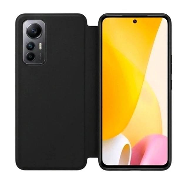 Чехол-книжка TPU PU для Infinix Hot 50i Smart 9 черный с защитой экрана и усиленными углами - изображение 6