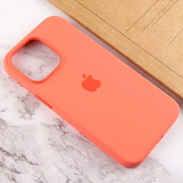 Чохол силіконовий Silicone Case Full Size для iPhone 11 Pro з мікрофіброю всередині рожевий 30.Flamingo - зображення 6