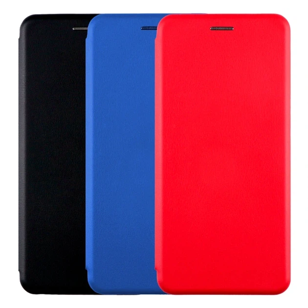 Чехол-книжка TPU PU для Infinix Hot 50i Smart 9 черный с защитой экрана и усиленными углами - изображение 2
