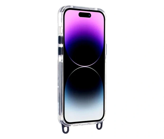 Чехол TPU+PC LanyardCase с MagSafe для iPhone 13 Pro противоударный серый Titanium grey - Фото 6 Чехол TPU+PC LanyardCase с MagSafe для iPhone 13 Pro противоударный серый Titanium grey - зображення 6