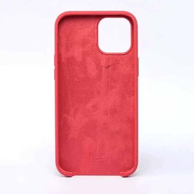 Чехол силиконовый для iPhone 12 12 Pro с микрофиброй внутри защита камеры цвет 52.Watermelon - зображення 5