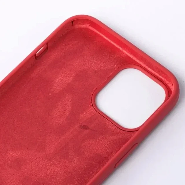 Чехол силиконовый для iPhone 12 12 Pro с микрофиброй внутри защита камеры цвет 52.Watermelon - зображення 8