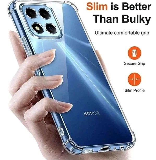 Прозрачный чехол TPU для Tecno Spark 20 Spark 20C Spark Go 2024 защита камеры легкий прозрачный - зображення 9