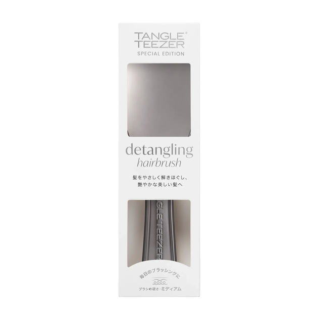 Щітка для волосся Tangle Teezer The Ultimate Detangler Chrome Midnight Silver - Фото 6 Щітка для волосся Tangle Teezer The Ultimate Detangler Chrome Midnight Silver - зображення 6