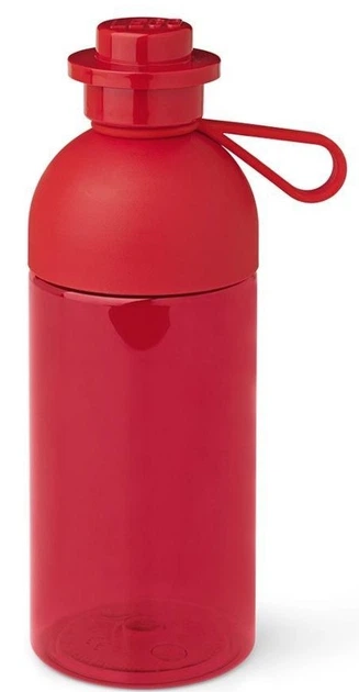 Butelka na wodę LEGO z paskiem 500 ml Czerwona (5711938026974) - obraz 2