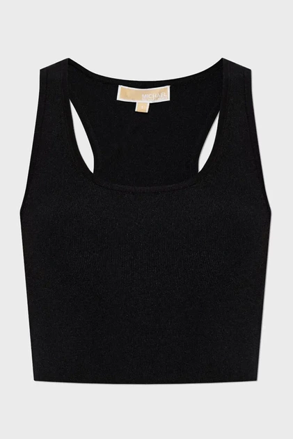 Чорний жіночий топ RACER BK SCOOP CROP Michael Kors S MR5614V33D - Фото 1 Чорний жіночий топ RACER BK SCOOP CROP Michael Kors S MR5614V33D - зображення 1