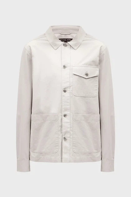 Чоловіча сіра сорочка LS GARMENT WASH Michael Kors M CT4408JEMW - изображение 7