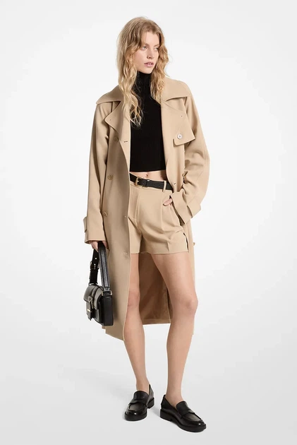 Жіночий бежевий тренч DB OVERSIZE BELTED Michael Kors XS MT420EXENX - зображення 2