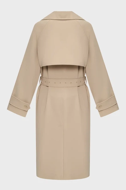 Жіночий бежевий тренч DB OVERSIZE BELTED Michael Kors XS MT420EXENX - зображення 10