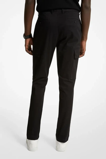 Чоловічі чорні карго CHINO CARGO Michael Kors 31-32 CF3302G9L1 - Фото 2 Чоловічі чорні карго CHINO CARGO Michael Kors 31-32 CF3302G9L1 - изображение 2