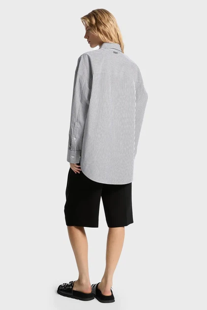 Сорочка у смужку STRIPE POPLIN (унісекс) Michael Kors L UR540A4GRM - зображення 3