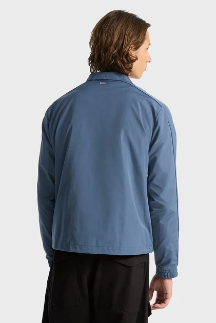 Чоловіча синя вітровка LT WT NYLON MOCK NECK Michael Kors XL CR5208EBB0 - Фото 2 Чоловіча синя вітровка LT WT NYLON MOCK NECK Michael Kors XL CR5208EBB0 - изображение 2