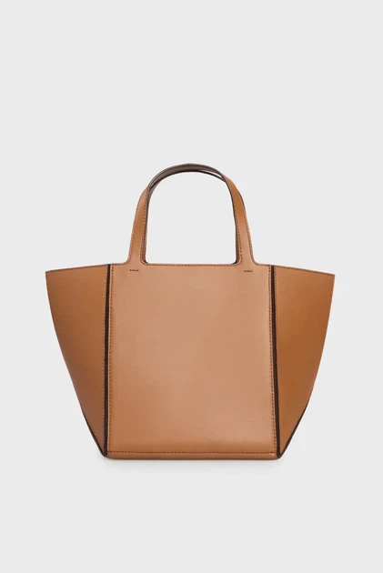 Жіноча шкіряна коричнева сумка JORDI - MD GRAB TOTE Michael Kors OS 30F4T9JT6L - зображення 4