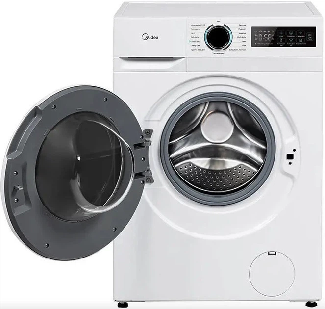 Пральна машина Midea MF110W100B-14A10 Інверторна LED-дисплей, пара, Allergy Care, 15 програм, тиха, 10 кг б/в - зображення 6