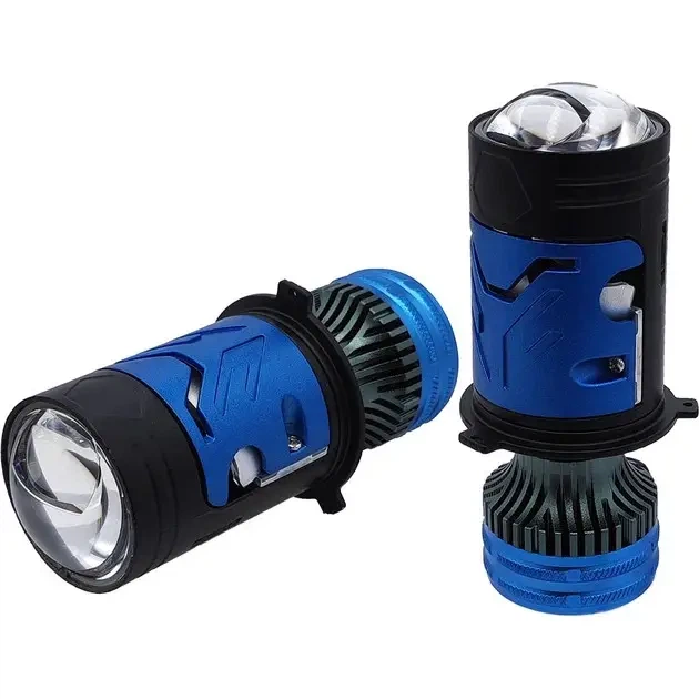 Світлодіодні міні-лінзи Bi-LED SANVI G2 H4 6000k 70w 12v - изображение 6