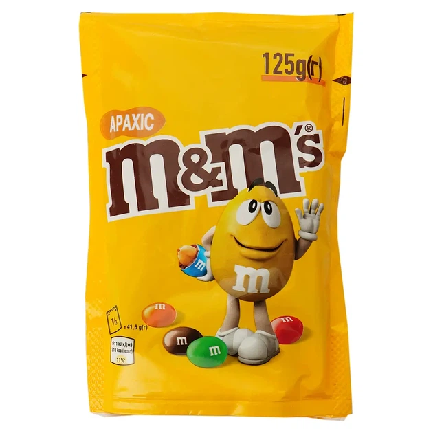 Упаковка драже M&M's з арахісом 15 шт x 125 г - изображение 2
