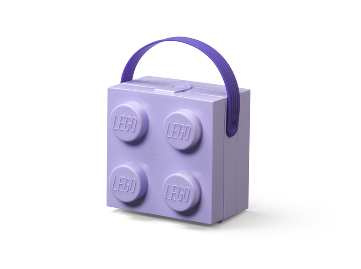 Pojemnik LEGO Klocek z rączką 4 Lawendowyi (40240004) (5711938030483) - obraz 2