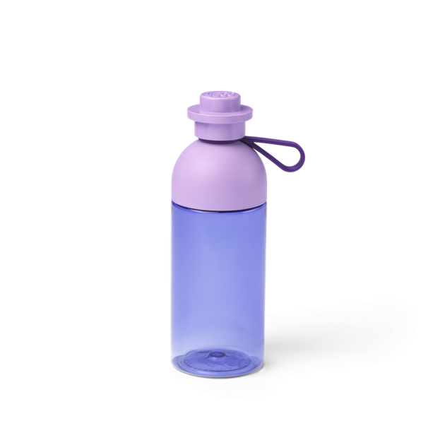 Butelka na wodę LEGO z paskiem 500 ml Lawendowa (5711938030506) - obraz 2