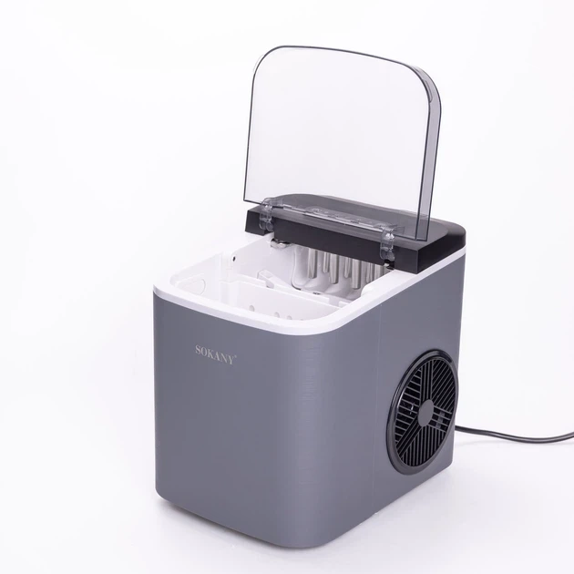 Льдогенератор Sokany SK-03038 Silver настольный бытовой 112 Вт (107-80-SK-03038) - изображение 2