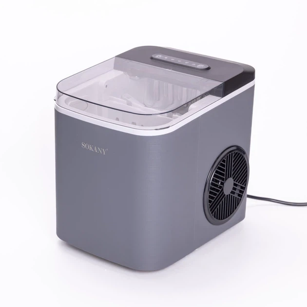 Льдогенератор Sokany SK-03038 Silver настольный бытовой 112 Вт (107-80-SK-03038) - изображение 3