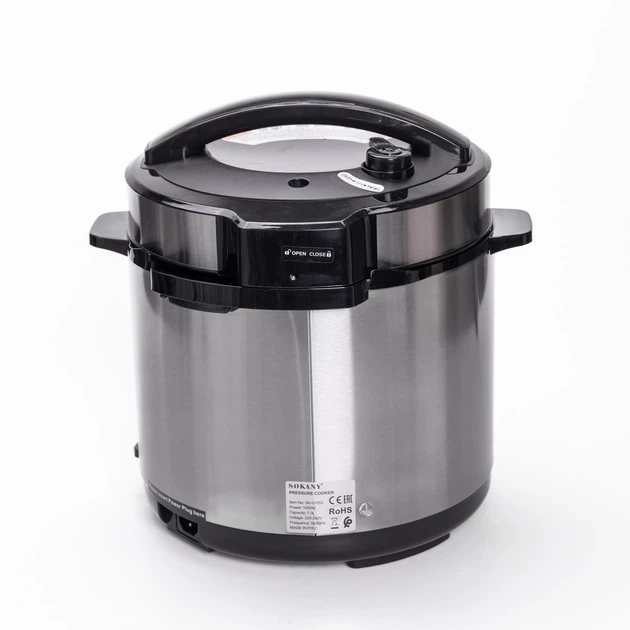Мультиварка Sokany SK-07053 Silver 7 л 900 Вт 12 программ с антипригарным покрытием (107-80-SK-07053) - изображение 3