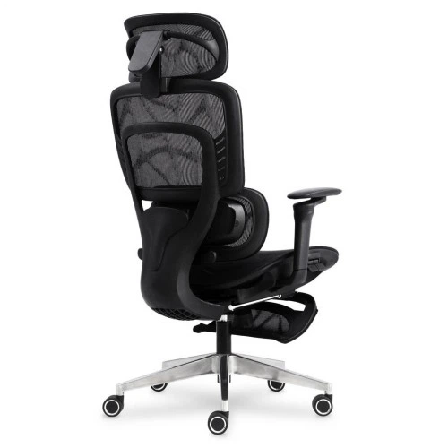 Офисное кресло Mealux M10 Air Massage (з масажним ефектом) Black (HF-M10 M/BB) Mealux HF-M10 M/BB 1043160 - Фото 4 Офисное кресло Mealux M10 Air Massage (з масажним ефектом) Black (HF-M10 M/BB) Mealux HF-M10 M/BB 1043160 - изображение 4