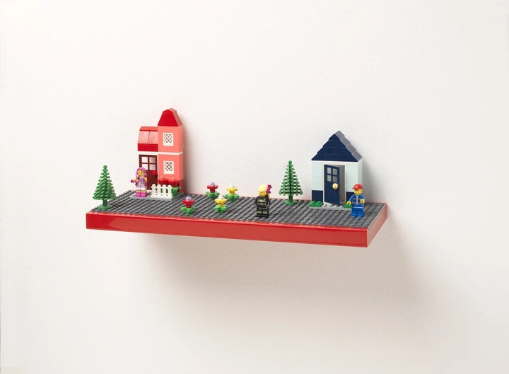 Półka ekspozycyjna LEGO Czerwona (40130800) (5711938246693) - obraz 5