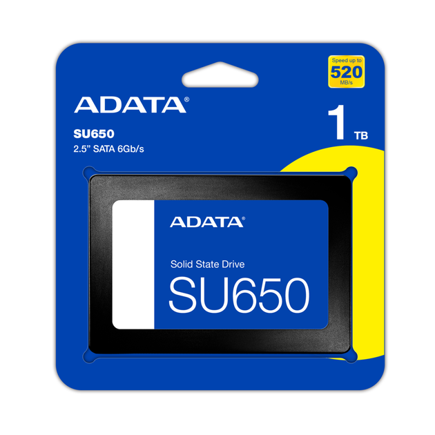 Накопичувач SSD ADATA Ultimate SU650 1TB 2.5" SATA III 3D NAND - изображение 2