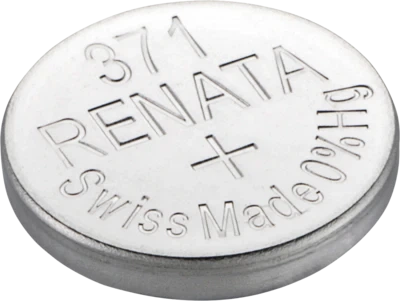 Батарейка Renata 371 (SR920SW), набор 2 шт, серебряно-оксидная, 1.55V, для часов, Швейцария - изображение 2