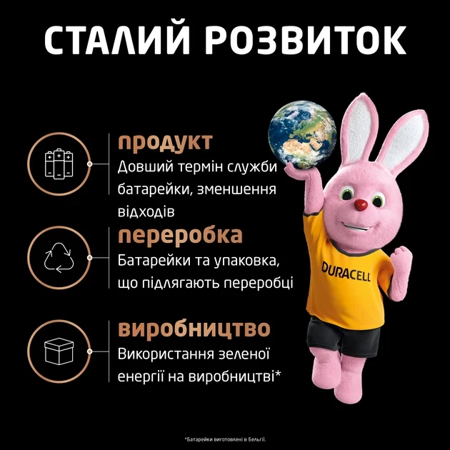 Батарейки Duracell Optimum AAA (LR03), лужні (Alkaline), 1.5V, набір 8 шт - зображення 5