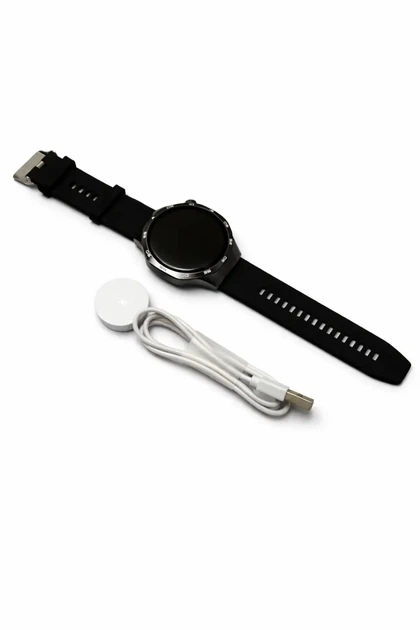 Смарт-годинник Paaearofero Smart Watch 5 Max NFC Black — пульсометр, повідомлення, спортивні режими - зображення 3