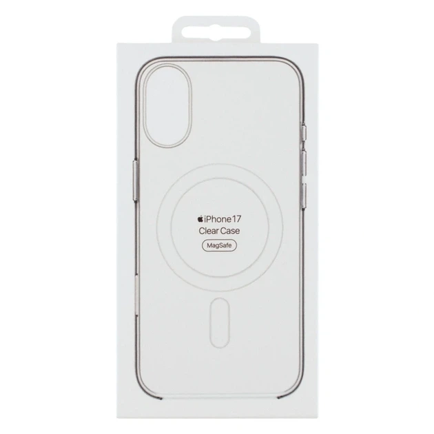 Прозрачный чехол Clear Case с MagSafe для iPhone 17 TPU защита камеры легкий - Фото 2 Прозрачный чехол Clear Case с MagSafe для iPhone 17 TPU защита камеры легкий - изображение 2