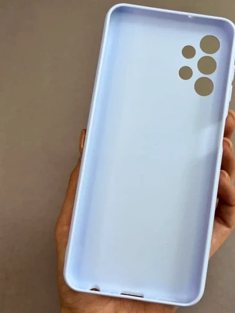 Силіконовий чохол Full Case для Samsung Galaxy A13 4G захист камери класичний білий - зображення 5