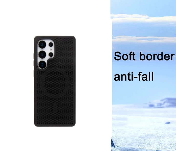 Чехол TPU+PC AeroCool с MagSafe для Samsung Galaxy S24 Ultra 5G черный противоударный с защитой камеры - зображення 6
