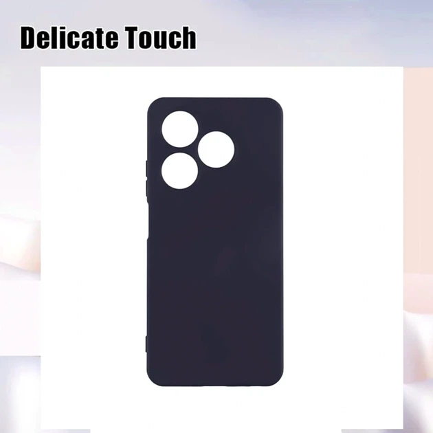 Чехол силиконовый Full Camera для Infinix Smart 8 Plus защита камеры TPU темно-синий - зображення 7