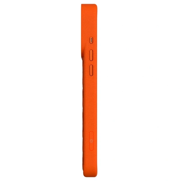 Чехол противоударный Kajsa Briquette Collection для iPhone 17 Pro с MagSafe Orange Plus B-Ring с микрофиброй внутри - изображение 7