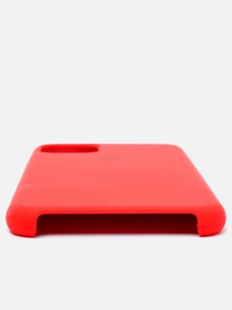 Чехол силиконовый для iPhone 11 Pro с микрофиброй внутри защита камеры красный 14.Red - зображення 7
