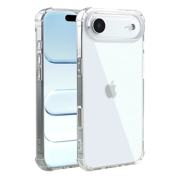 Чехол TPU Virgin Hard Full Camera для iPhone 17 Air прозрачный с защитой камеры - зображення 2