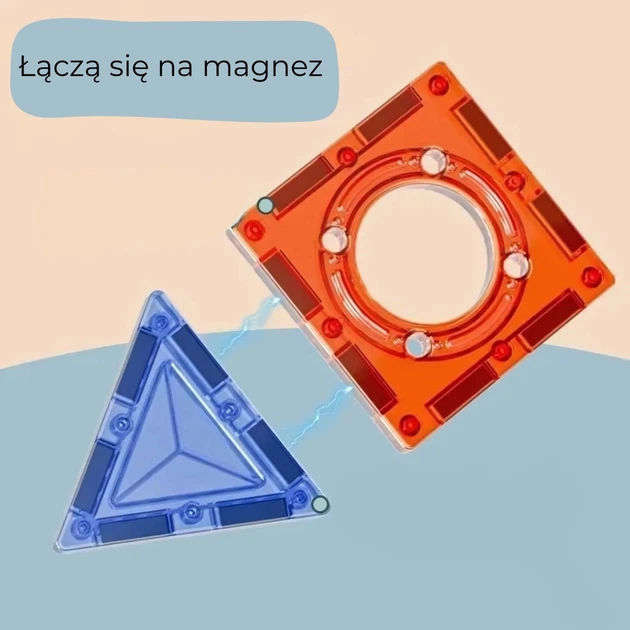 Klocki magnetyczne Woopie 3D Tor kulkowy kulodrom 113 elementów 55945 (5906280655945) - Zdjęcie 6 Klocki magnetyczne Woopie 3D Tor kulkowy kulodrom 113 elementów 55945 (5906280655945) - obraz 6