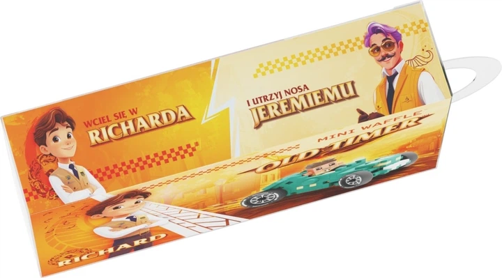 Klocki konstrukcyjne Marioinex Mini Waffle Cars: Old Timer i Richard 50 elementów Turkusowy 645642 (5903033906248) - obraz 2