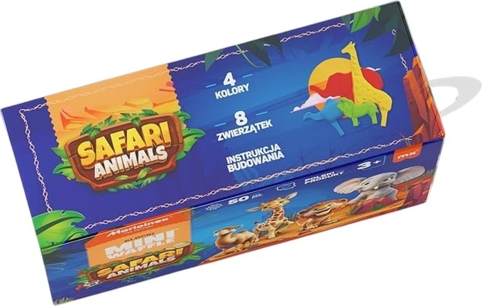 Конструктор Marioinex Mini Waffle Animals: Сафарі 50 деталей 689365 (5903033907092) - зображення 3