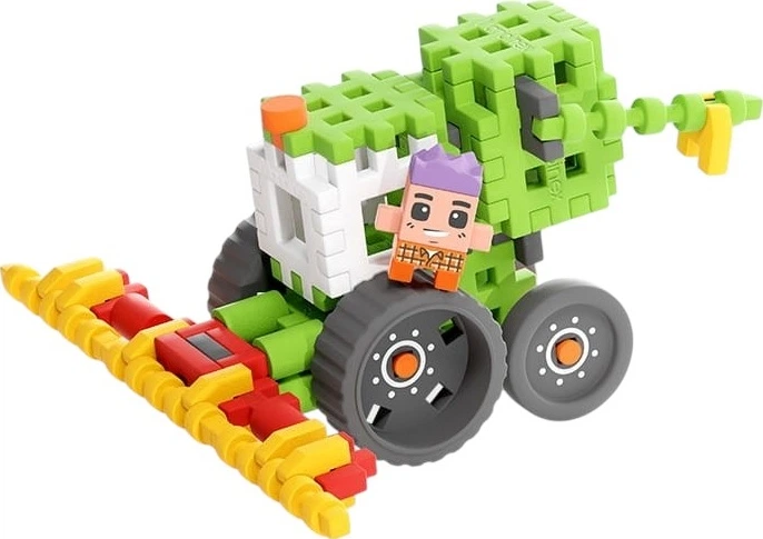 Конструктор Marioinex Mini Waffle Farmer: Комбайн з Томмі 60 елементів 720688 (5903033907528) - зображення 5