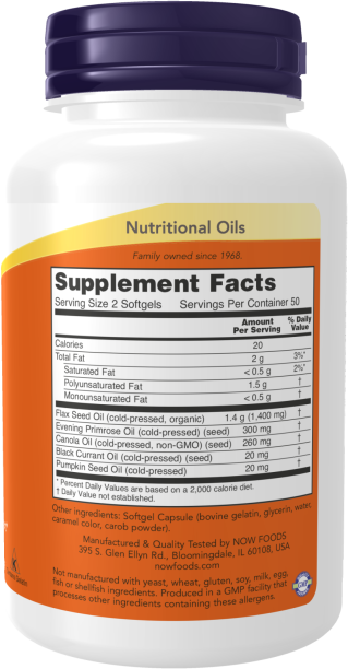 Дієтична добавка Now Foods Омега 3-6-9 1000 мг 100 капсул (733739018359) - зображення 2