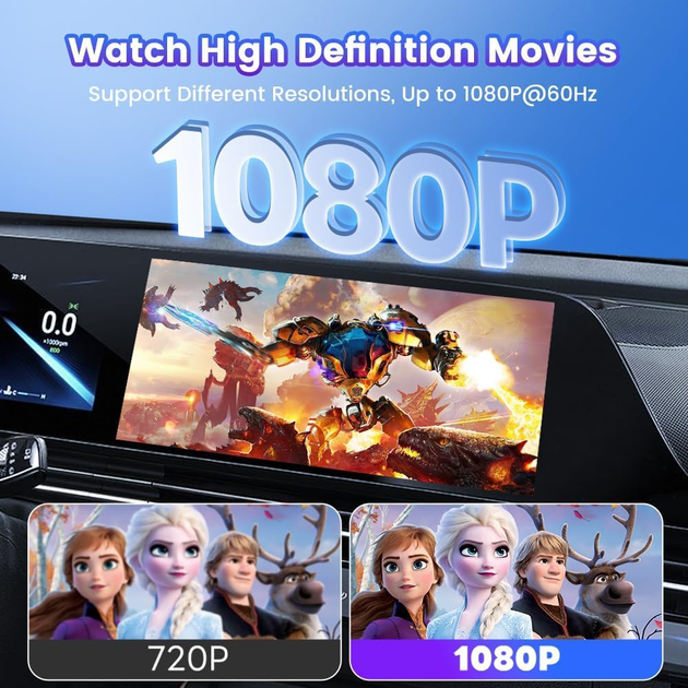 Carlinkit Car TV Mate HDMI адаптер для авто с CarPlay, 1080p, Wi-Fi, Netflix/Yoube, под Fire TV Stick - изображение 7