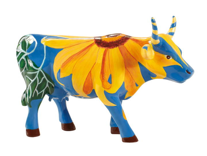 Колекційна статуетка Cow Parade корова Udderly Sunflowers, Size М - изображение 2