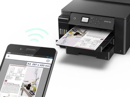 Принтер струйный цветной A3+ Epson EcoTank L11160, Black (C11CJ04404) - изображение 9
