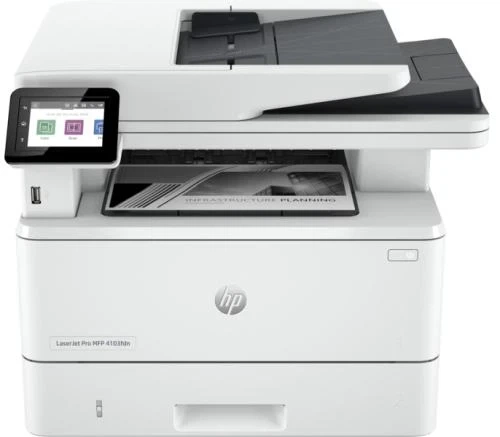 МФУ лазерное ч/б A4 HP LaserJet Pro 4103fdn, Grey (2Z628A) - Фото 2 МФУ лазерное ч/б A4 HP LaserJet Pro 4103fdn, Grey (2Z628A) - изображение 2