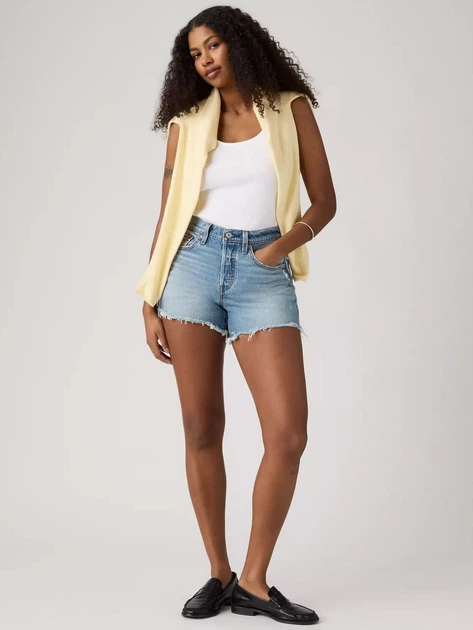 Шорти джинсові короткі жіночі Levi`s 501® Curve Short 005DP-0001 28 Сині (5401187758848) - зображення 3