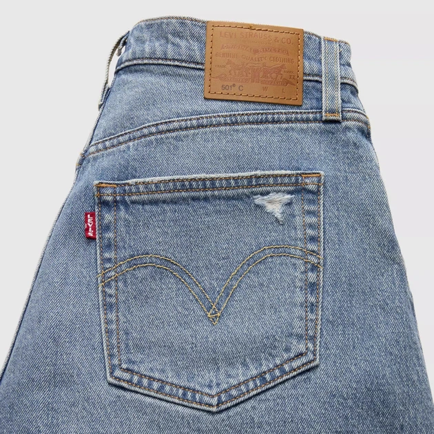 Шорти джинсові короткі жіночі Levi`s 501® Curve Short 005DP-0001 28 Сині (5401187758848) - зображення 8