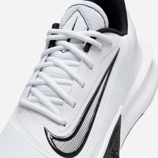 Buty do koszykówki męskie Nike Precision VII FN4322-101 40.5 (7.5US) Białe (197596446166) - obraz 7